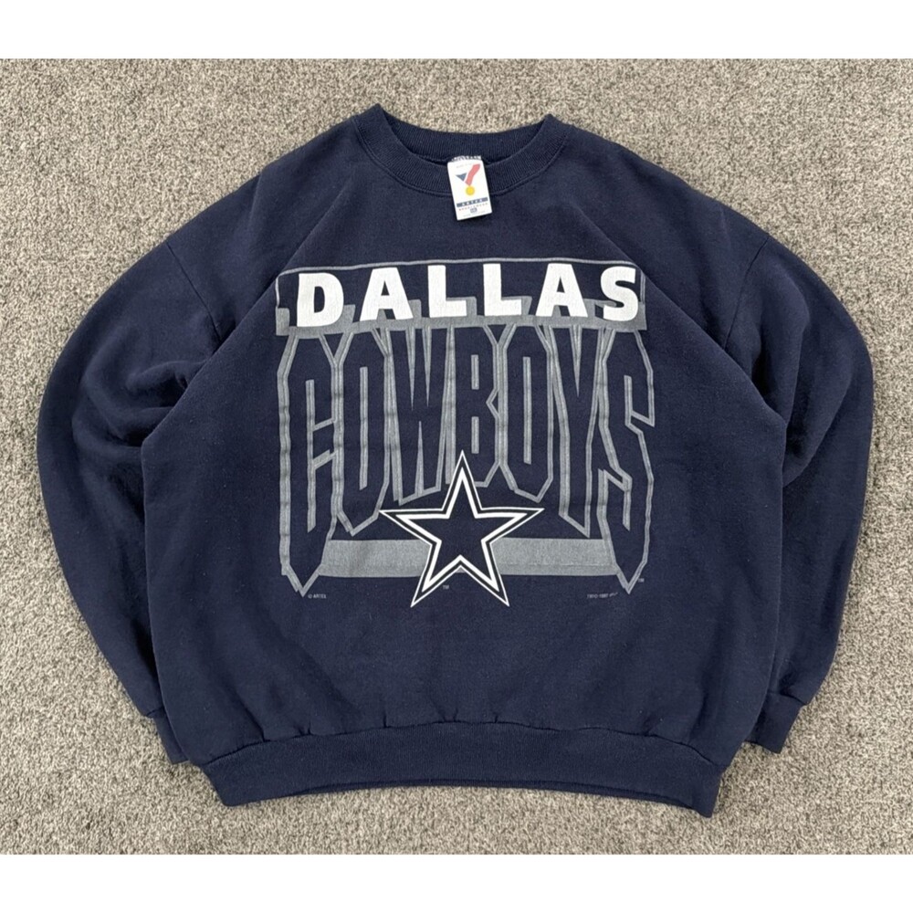 Vintage 1992 Artex Dallas Cowboys Sweatshirt Men's XXL USA NFL Big Logo 90s